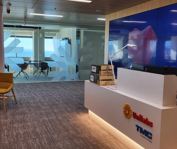 Barcelona office foyer
